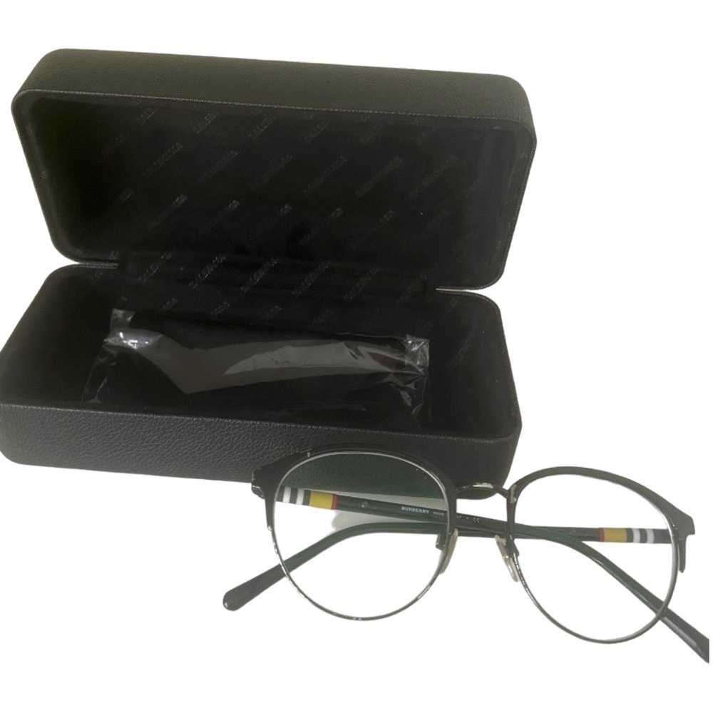 BURBERRY London 1318 Unisex prescription Eyeglasses Black Made in Italy